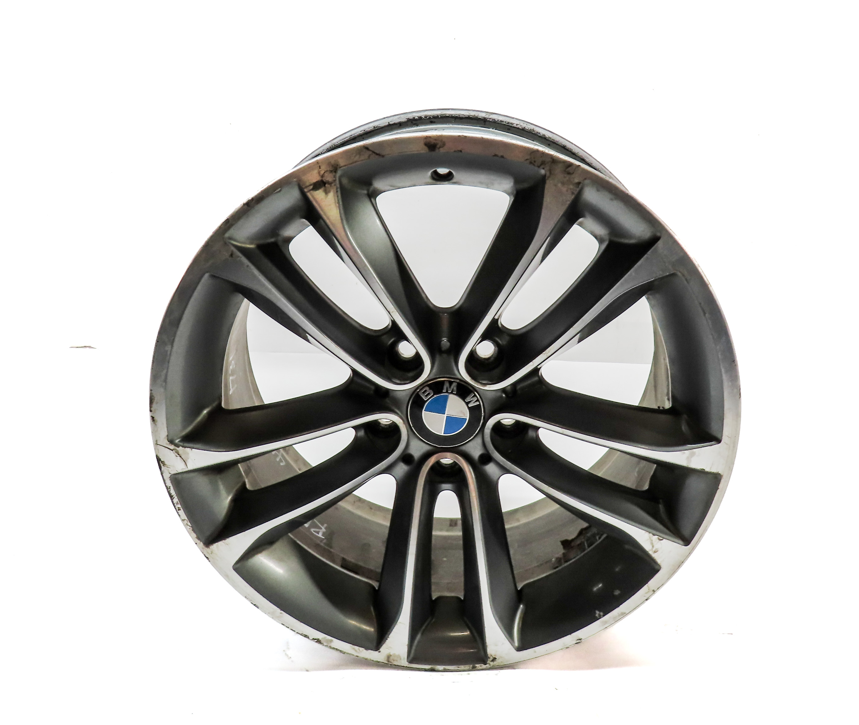 12-15 BMW X1 E84 FRONT or REAR 18X8 ALLOY 10 DOUBLE SPOKE WHEEL RIM  — exact item pictured
